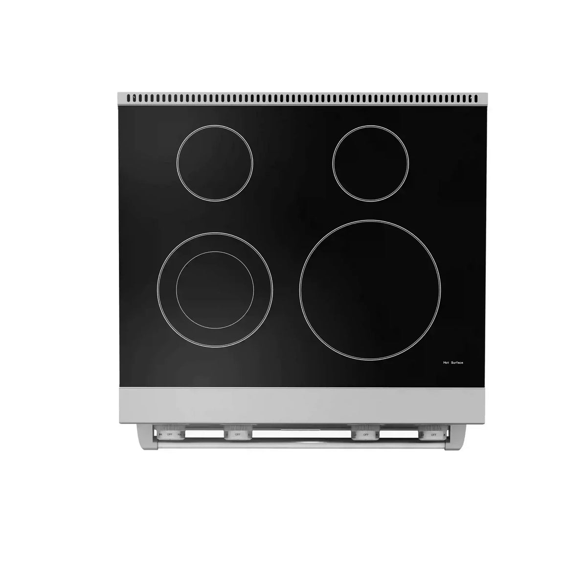 Thor Kitchen 2-Piece Appliance Package - 30-Inch Electric Range and Wall Mount Range Hood in Stainless Steel