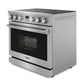 Thor Kitchen 5-Piece Appliance Package - 36-Inch Electric Range, Wall Mount Range Hood, Refrigerator, Dishwasher, and Microwave in Stainless Steel