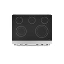 Thor Kitchen 4-Piece Appliance Package - 36-Inch Electric Range, Wall Mount Range Hood, Refrigerator with Water Dispenser, and Dishwasher in Stainless Steel