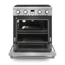 Thor Kitchen 30-Inch Gas Range with 4.8 cu. ft. Convection Oven in Stainless Steel ARG30