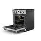 Thor Kitchen 5-Piece Appliance Package - 30-Inch Gas Range, Wall Mount Range Hood, Refrigerator with Water Dispenser, Dishwasher, and Microwave in Stainless Steel