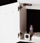 Bliss 18 in. Wall Mount Modern Bathroom Vanity - 	High Gloss White