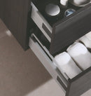 Bliss 24 in. Wall Mount Modern Bathroom Vanity - Gray Oak