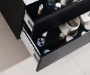 Bliss 40 in. Wall Mount Modern Bathroom Vanity - Black