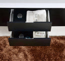 KubeBath Bliss 60 in. Double Sink Wall Mount Modern Bathroom Vanity - Black, BSL60D-BK