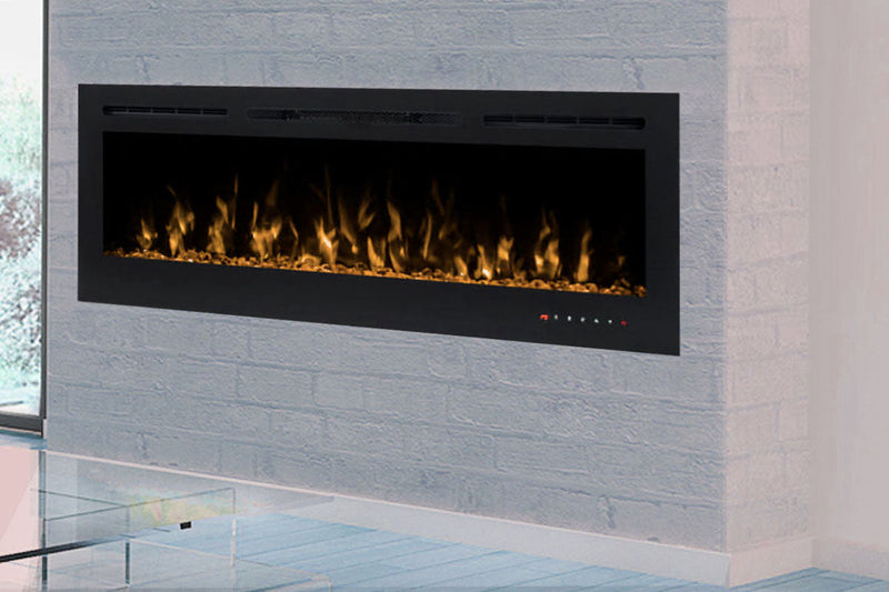 Challenger 50'' Wall Mount / Recessed Linear Electric Fireplace