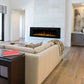Challenger 50'' Wall Mount / Recessed Linear Electric Fireplace