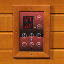 Golden Designs Dynamic Santiago 2-Person Full Spectrum Near Zero EMF Under 2MG FAR Infrared Sauna Canadian Hemlock - DYN-6209-03 FS