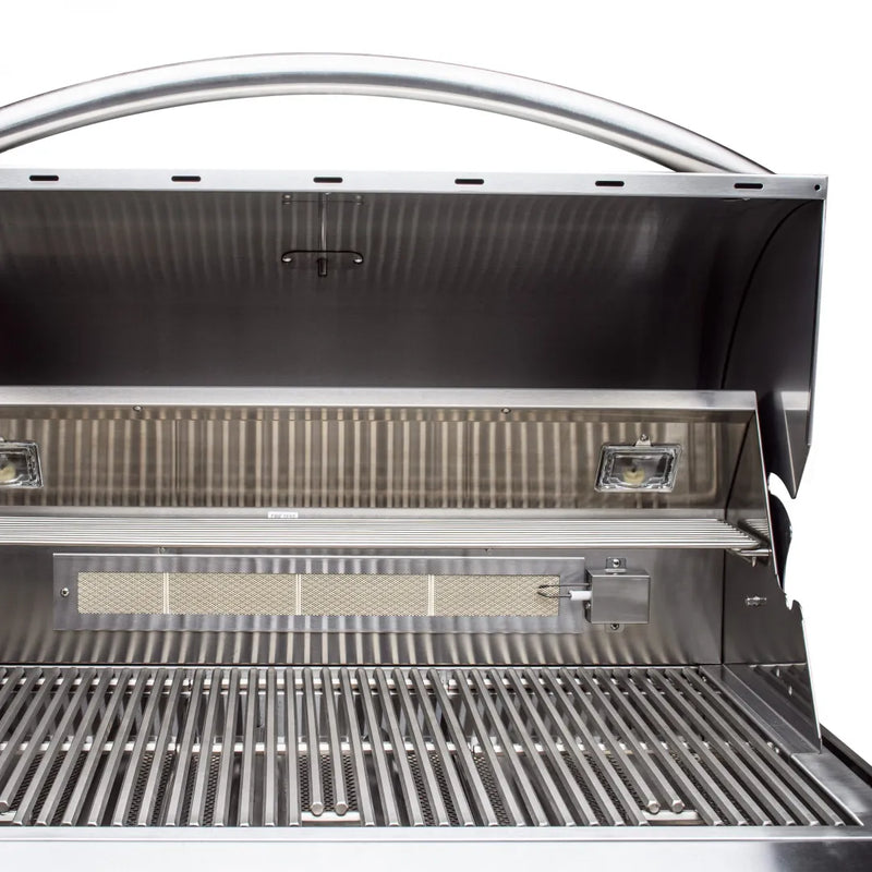 Blaze Grill Package - Professional LUX 34-Inch 3-Burner Built-In Liquid Propane Grill, Side Burner and Beverage Center in Stainless Steel