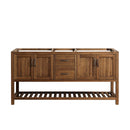 Design Element Austin 72" Vanity Base - Walnut DEC4006-D-CB