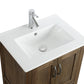 Design Element Austin 24" Single Sink Vanity - Walnut DEC4006-S
