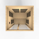 Golden Designs Dynamic Santiago 2-person Low EMF Under 8MG FAR Infrared Sauna Canadian Hemlock - DYN-6209-01