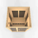 Golden Designs Dynamic Santiago 2-person Low EMF Under 8MG FAR Infrared Sauna Canadian Hemlock - DYN-6209-01