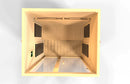 Golden Designs Dynamic Santiago 2-Person Full Spectrum Near Zero EMF Under 2MG FAR Infrared Sauna Canadian Hemlock - DYN-6209-03 FS