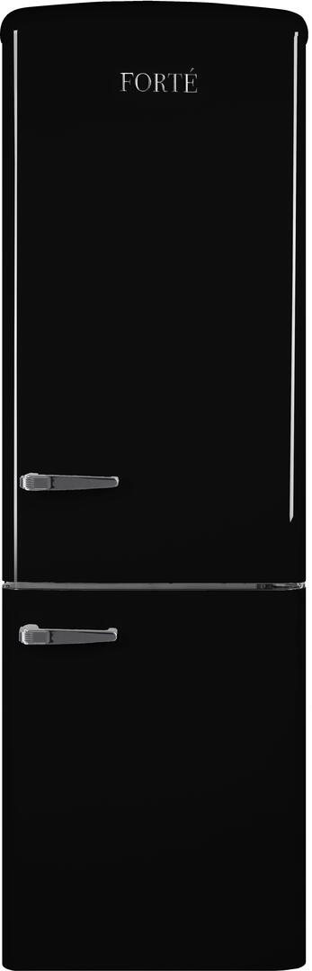 Forte 450 Series 24-Inch 11.65 Cu. Ft. Counter Depth Freestanding Bottom Freezer Refrigerator in Black (F12BFRES450RBB)