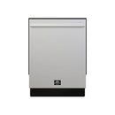 FORNO 3-Piece Appliance Package - 36-Inch Marco Gas Range, French Door Refrigerator, & Dishwasher in Stainless Steel FBDL-009-01CAUS