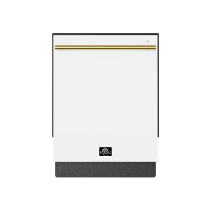 Forno Romano 24-Inch Built-In Dishwasher in Stainless Steel - FDWBI8035-24