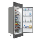 FORNO Maderno 28-Inch Built-In 13.6 Cu. Ft. Convertible Refrigerator in Stainless Steel, Right Swing with Decorative Grill FFFFD1722-32RSG