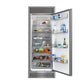 FORNO Maderno 28-Inch Built-In 13.6 Cu. Ft. Convertible Refrigerator in Stainless Steel, Right Swing with Decorative Grill FFFFD1722-32RSG