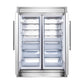 Forno Appliance Package - 48" Dual Fuel Range, Wall Mount Range Hood and 60" Refrigerator with Modern Grill Trim, FBDL-017-04CAUS