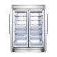Forno Appliance Package - 48" Gas Range, Wall Mount Range Hood and 60" Refrigerator with Modern Grill Trim, FBDL-018-04CAUS