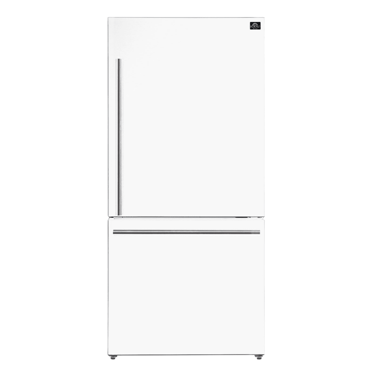 Forno Espresso Package - 30" Electric Range and Refrigerator in Stainless, Black, or White with Accents