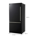 FORNO Milano Espresso Package - 62-Inch, 34.4 cu. ft. Refrigerators with Bottom Freezers