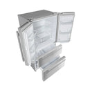 FORNO 2-Piece Appliance Package - 36-Inch Electric Range and 36-Inch French Door Refrigerator in Stainless Steel FBDL-013-08CAUS