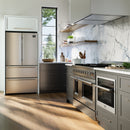 Forno Appliance Package - 48" Gas Burner, Electric Oven Range and 60" Refrigerator, FBDL-005