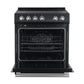 Forno Espresso Package - 30" Electric Range, Range Hood, Refrigerator and Dishwasher in Stainless, White, or Black