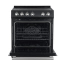 Forno Espresso Package - 30" Electric Range, Range Hood, Refrigerator and Dishwasher in Stainless, White, or Black