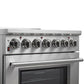 FORNO 2-Piece Appliance Package - 30-Inch Electric Range and 30-Inch French Door Refrigerator in Stainless Steel FBDL-013-05CAUS