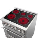Forno Massimo 30-Inch Freestanding Electric Range in Stainless Steel (FFSEL6020-30)