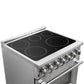 FORNO 2-Piece Appliance Package - 30-Inch Electric Range and 36-Inch Side by Side Refrigerator with Water Dispenser in Stainless Steel FBDL-013-04CAUS