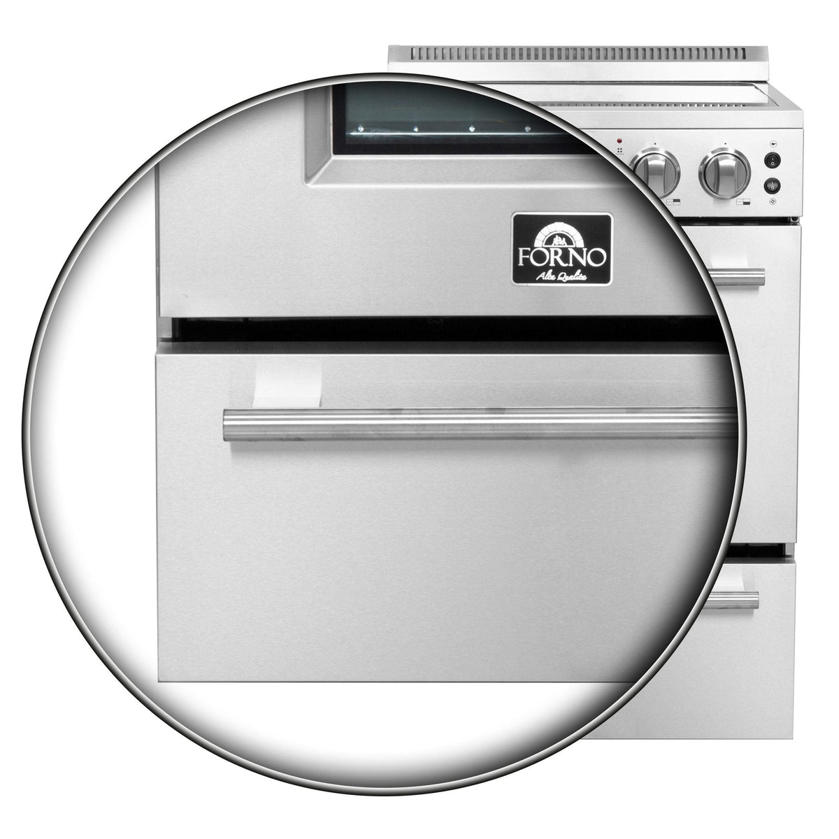 Forno 24″ Loiano Electric Range with 4 Element Burners - FFSEL6069-24