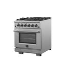 Forno Appliance Package - 30" Gas Range and 30" Refrigerator with Ice Maker, FBDL-019-01CAUS
