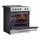 FORNO Leonardo Espresso 30" Slide-In Electric Induction in Stainless-Steel - FFSIN0982-30