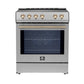 FORNO Leonardo Espresso 30" Slide-In Electric Induction in Stainless-Steel - FFSIN0982-30