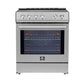 FORNO Leonardo Espresso 30" Slide-In Electric Induction in Stainless-Steel - FFSIN0982-30