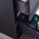 KubeBath Bliss 24 in. Free Standing Modern Bathroom Vanity - Gray Oak, FMB24-GO