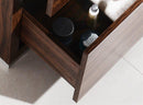 KubeBath Bliss 24 in. Free Standing Modern Bathroom Vanity - Walnut, FMB24-WNT
