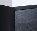 KubeBath Bliss 48 in. Free Standing Modern Bathroom Vanity - Black, FMB48-BK