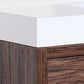 KubeBath Bliss 48 in. Free Standing Modern Bathroom Vanity - Walnut, FMB48-WNT