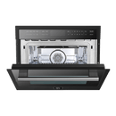 FORNO Oliena Espresso Black 24″ 1750 Watt Compact Oven & 1000 Watt Microwave, 1.6 cu. ft. - FMWDR3093-24BLK