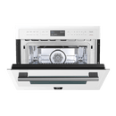 FORNO Oliena Espresso Black 24″ 1750 Watt Compact Oven & 1000 Watt Microwave, 1.6 cu. ft. - FMWDR3093-24BLK