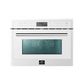 FORNO Oliena Espresso Black 24″ 1750 Watt Compact Oven & 1000 Watt Microwave, 1.6 cu. ft. - FMWDR3093-24BLK