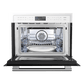 FORNO Oliena Espresso Black 24″ 1750 Watt Compact Oven & 1000 Watt Microwave, 1.6 cu. ft. - FMWDR3093-24BLK