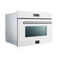 FORNO Oliena Espresso Black 24″ 1750 Watt Compact Oven & 1000 Watt Microwave, 1.6 cu. ft. - FMWDR3093-24BLK