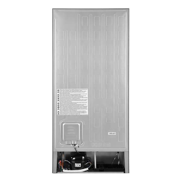 Rear view of the FORNO 31-Inch Right-Hinge Refrigerator in white, displaying the back panel, ventilation grilles, and power connection area.