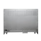FORNO Galiano 48-Inch French Door Dual Fuel Range with 8 Burners and 6.58 Cu. Ft. Electric Convection Oven in Black/White with Antique Brass Trim